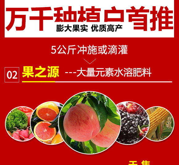 高磷高鉀型大量元素水溶肥料-果之源-科菲姆