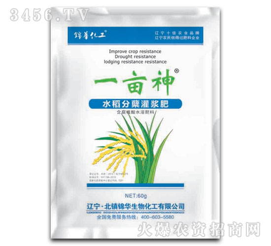 60g一畝神水稻分蘗灌漿肥-北鎮(zhèn)錦華