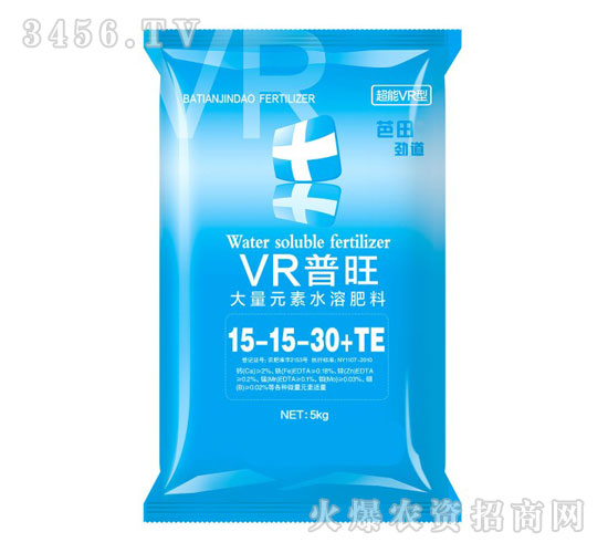 大量元素水溶肥15-15-30+TE-VR普旺-施特優(yōu)