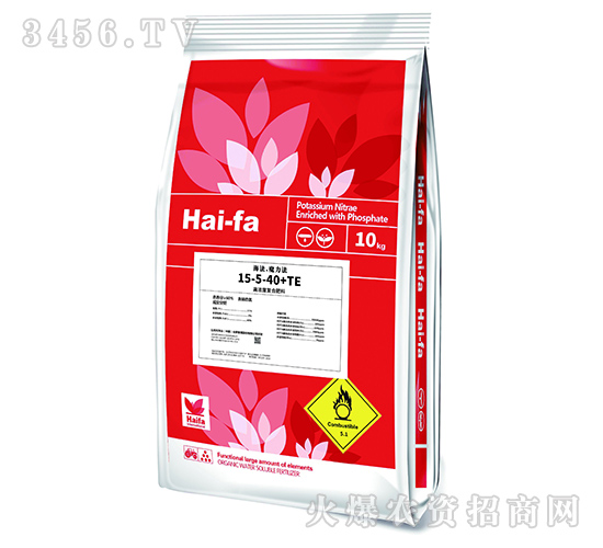 高濃度水溶肥料15-5-40+TE-魔力法-haifa品牌