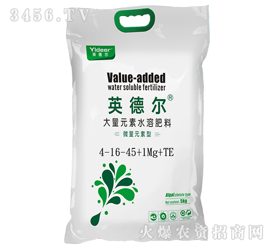 大量元素水溶肥料4-16-46+1Mg+TE-英德爾