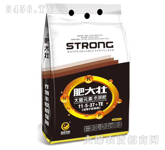 高鉀型大量元素水溶肥料11-5-37+TE-肥大壯-日正農(nóng)科