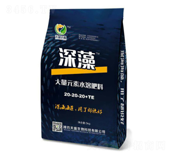 大量元素水溶肥料20-20-20+TE-深藻-天盛生物