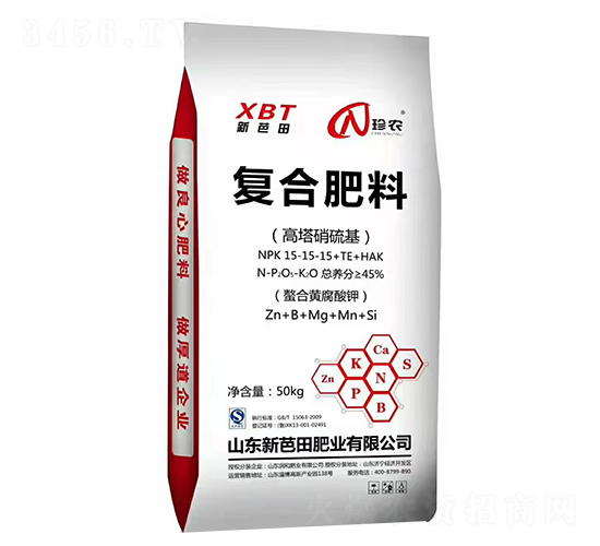 高塔硝硫基復(fù)合肥料15-15-15-珍農(nóng)-新芭田