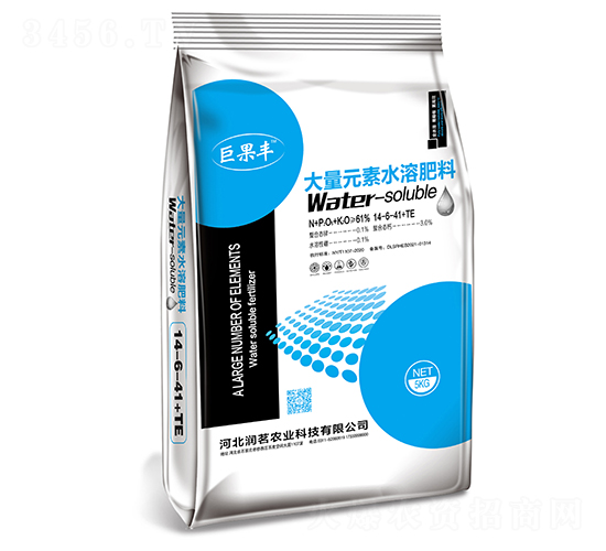 大量元素水溶肥料14-6-41+TE-巨果豐-潤茗農(nóng)業(yè)