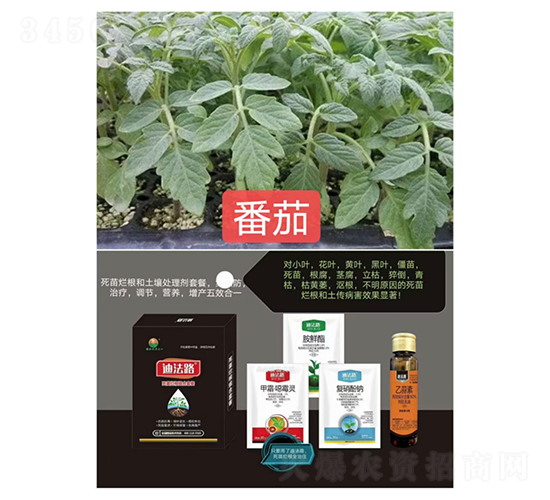 死苗爛根組合套餐（番茄專(zhuān)用）-迪法路-糧滿(mǎn)噸