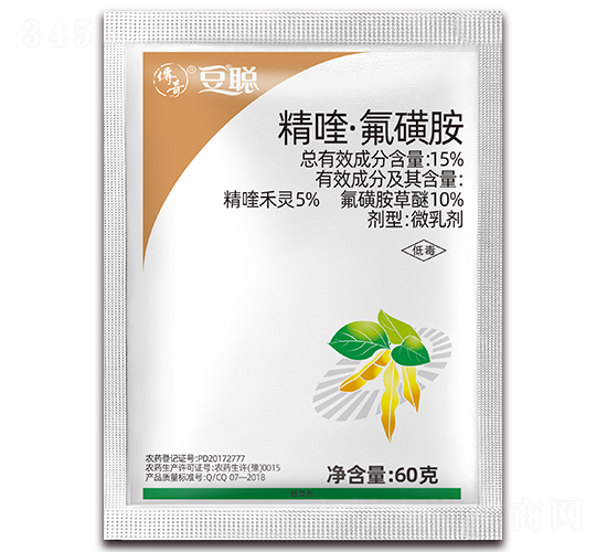 15%精喹·氟磺胺微乳劑-豆聰-大草帽