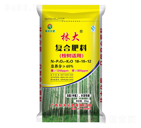 桉樹適用復(fù)合肥料18-10-12-林大化肥