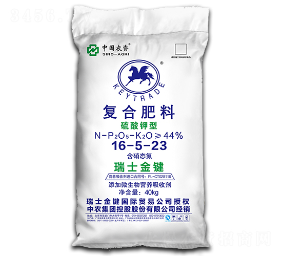 硫酸鉀型復(fù)合肥料16-5-23-美可特