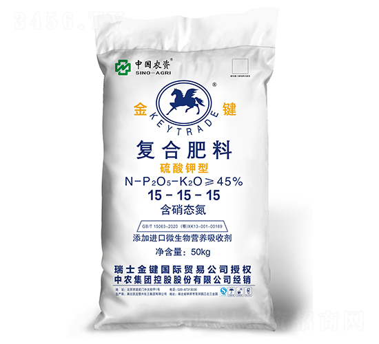 硫酸鉀型復(fù)合肥料15-15-15-美可特