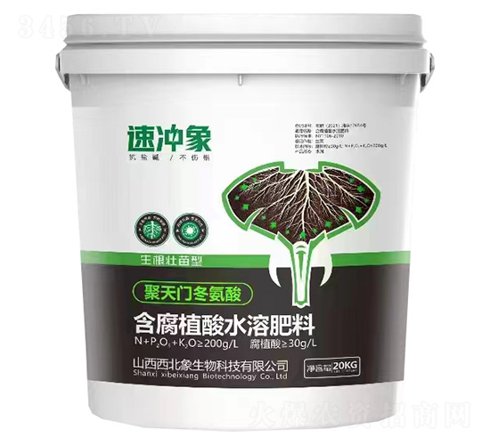 生根壯苗型含腐植酸水溶肥料-速?zèng)_象-西北象