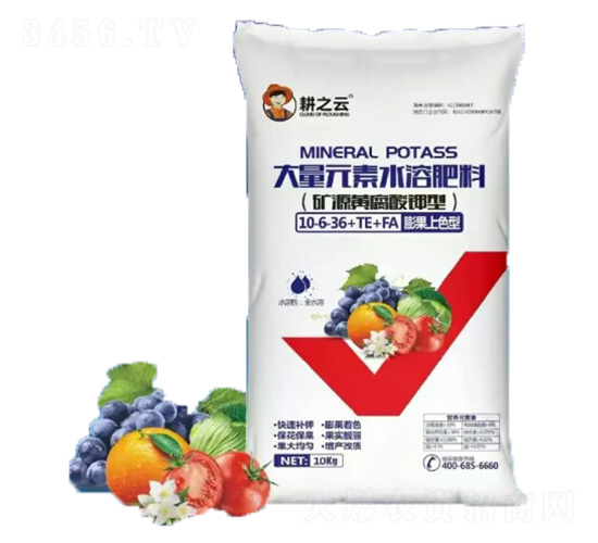 膨果上色型大量元素水溶肥料10-6-36+TE+FA-耕之云