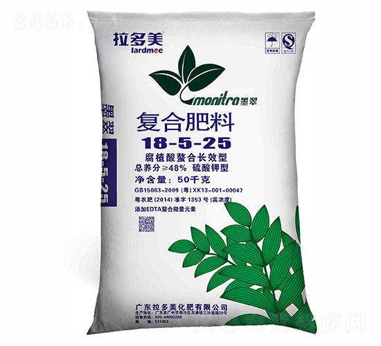 尿硫型復(fù)合肥料18-5-25-墨翠