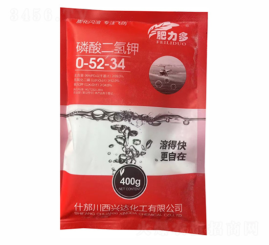 400g磷酸二氫鉀0-52-34-肥力多-川西興達(dá)化工