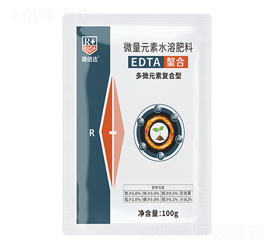 多微元素復(fù)合型微量元素水溶肥料-EDTA螯合硼鋅鐵鉬銅錳-瑞倍達