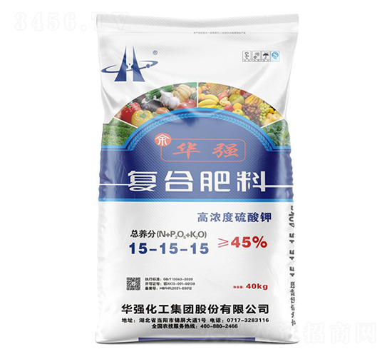 高濃度硫酸鉀復(fù)合肥料15-15-15-余華強-華強化工集團