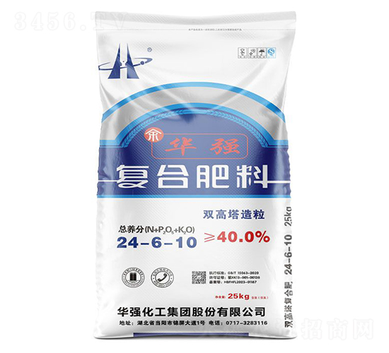 雙高塔造粒復合肥料24-6-10-余華強-華強化工集團