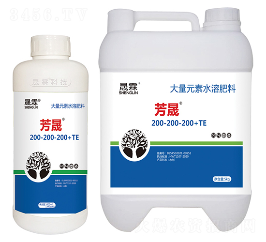 芳晟大量元素水溶肥料200-200-200+TE（懸浮劑）-晟霖生物