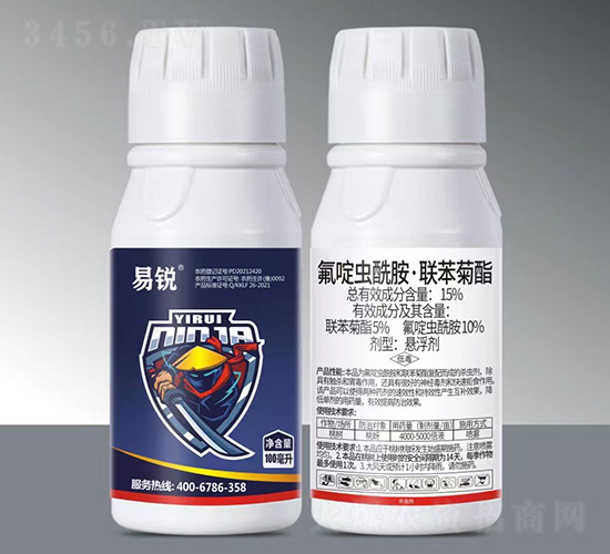 15%氟啶蟲酰胺·聯(lián)苯菊酯500ml-易銳-喜農(nóng)盛