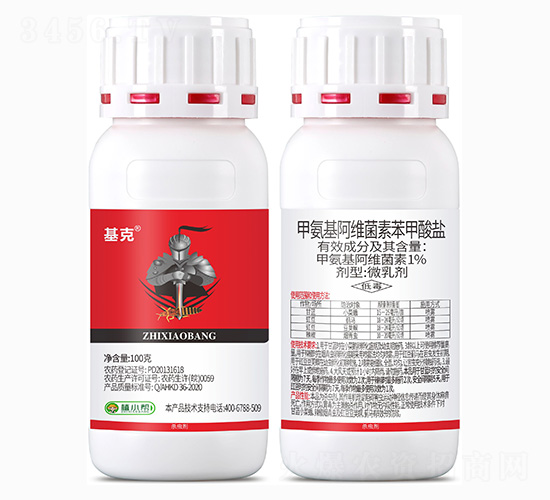 基克-1%甲氨基阿維菌素苯甲酸鹽微乳劑-植小幫