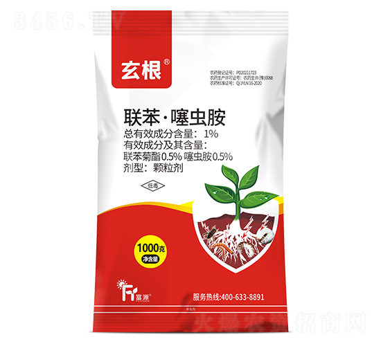 1%聯(lián)苯·噻蟲胺-玄根-富源作物