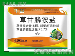 75.7%草甘膦銨鹽可溶粒劑-千臣生物