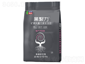 高磷促花型礦鉀大量元素水溶肥10-40-5+TE+FA-黑聚力-勒夫