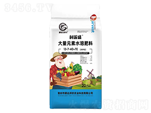 20kg大量元素水溶肥料13-7-40+TE-柯拔盛-鵬達邦農(nóng)